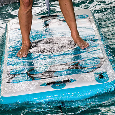 Materassino da allenamento in PVC - AQUAFITMAT - POOLSTAR - in nylon / per ginnastica / antiscivolo