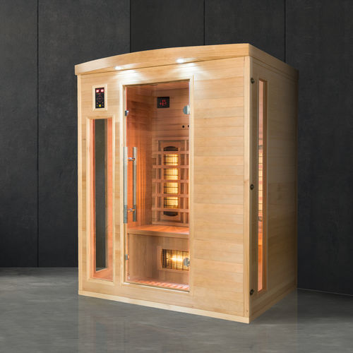 Sauna a infrarossi - APOLLON QUARTZ - POOLSTAR - per uso residenziale / in picea / da interno