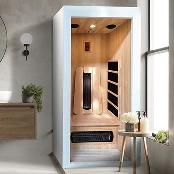 Sauna a infrarossi - SAULO - POOLSTAR - per uso residenziale / in picea / da interno