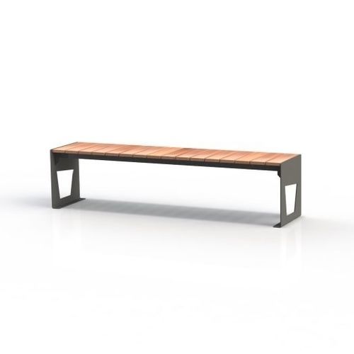 Panca per spazi pubblici contemporanea - KS2500 - Darba Spars - in acciaio galvanizzato / in acciaio con rivestimento a polvere / in acciaio
