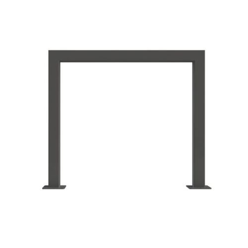 Rastrelliera per biciclette a pavimento - GM-K6-01 - Darba Spars - con sistema di sicurezza / per spazi pubblici / in acciaio inossidabile