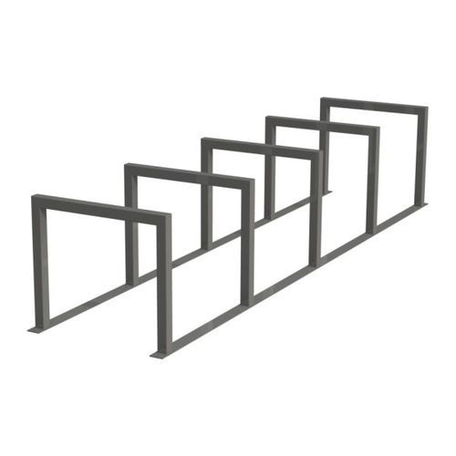 Rastrelliera per biciclette a pavimento - GM-K6 - Darba Spars - con sistema di sicurezza / per spazi pubblici / in acciaio inossidabile