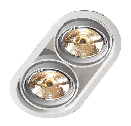 Faretto da incasso a soffitto - ECLIPS TWIN - TAL - alogeno / rotondo / in alluminio