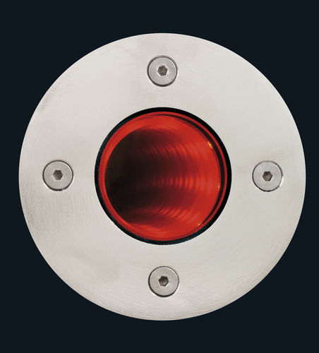 Luce da incasso a pavimento - GEENO - TAL - a lampada fluorescente / rotonda / in acciaio inossidabile