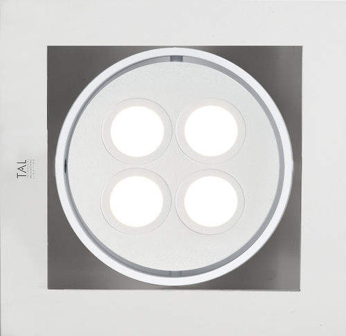Faretto da incasso a soffitto - TOMMY PASCAL - TAL - LED / quadrato / in metallo