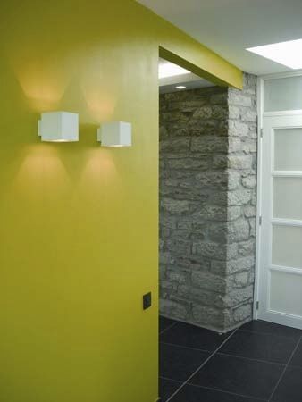 Applique contemporanea - DART - TAL - da interno / in metallo / quadrata