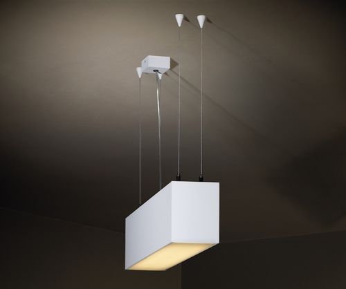 Luce a sospensione - 3U PRET A PORTER PRISMA - TAL - a lampada fluorescente / lineare / in alluminio