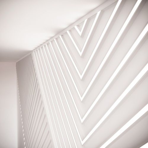 Profilo luminoso a muro - CX190 U-PROFILE - Orac Decor® - a soffitto / LED / in alluminio