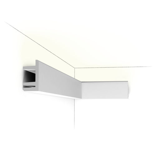 Profilo luminoso a muro - C381 L3 - Orac Decor® - a soffitto / LED / in poliuretano