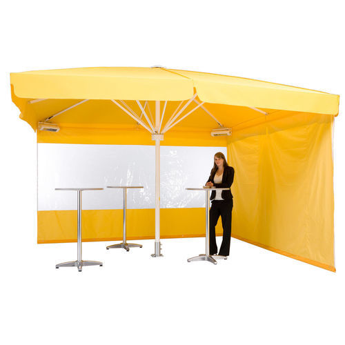 Vela ombreggiante impermeabile - SIDE SHEET - May Schirmsysteme - avvolgibile / rettangolare / in tela
