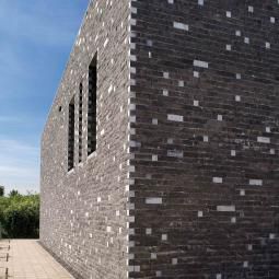 Lastra di paramento in pietra - BRICKENO® - Carrières du Hainaut - da interno / da esterno / testurizzata
