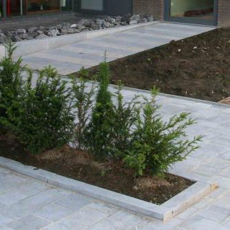 Bordura da giardino - Carrières du Hainaut - per marciapiede / in calcare / professionale