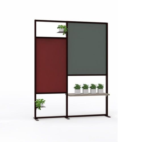 Divisorio per ufficio autoportante - TETRIXQ143 - STUDIO T - in alluminio / in metacrilato / modulare