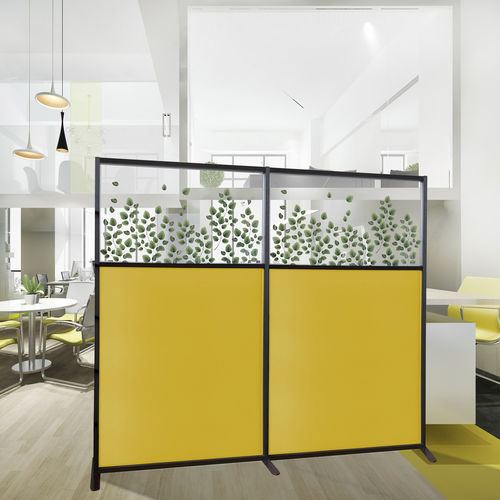 Separatore di spazi in alluminio - TETRIX ED2 - STUDIO T - in metacrilato / per edificio / per ufficio
