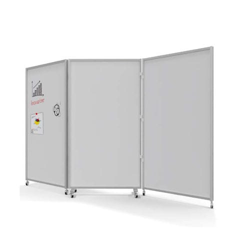 Divisorio per ufficio autoportante - TWIST - STUDIO T - in alluminio / in acciaio verniciato / in fibra di legno
