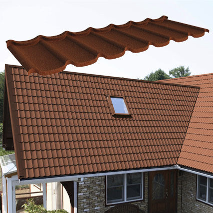 Tegola curva - GERARD® DIAMANT - AHI ROOFING / IKO METALS FRANCE - in metallo / grande