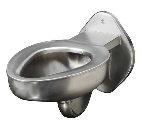 WC sospeso - PENAL-WARE® : 1675 - Acorn - in acciaio inossidabile / per bagno pubblico / con cassetta ad incasso