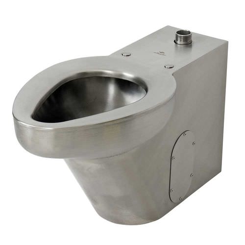 WC da appoggio - MERIDIAN : R2141-3 - Acorn - in acciaio inossidabile / per bagno pubblico