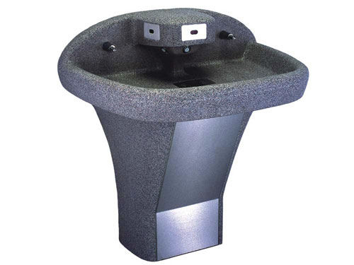 Lavamani autoportante - WASH-WARE® : 3633 - Acorn - rettangolare / in plastica / contract