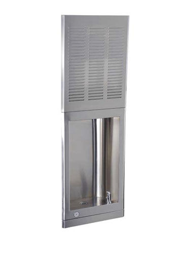 Fontanella con controllo elettronico - AI81408B - Acorn - da incasso / da interno / in acciaio