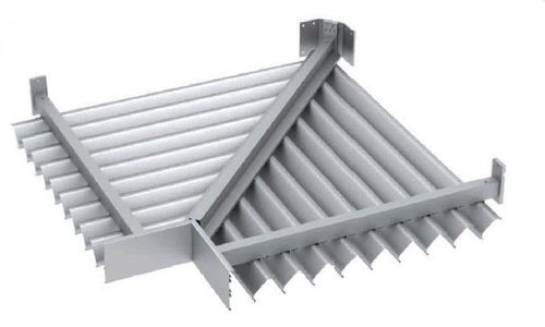 Frangisole in alluminio - ANGLE INTERIEUR CALERO - Tunal Demconstruct - per facciata / orizzontale