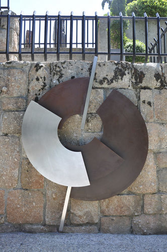 Scultura in acciaio inossidabile - RELIEVE CIRCULOS II - GONZALO DE SALAS - per spazi pubblici