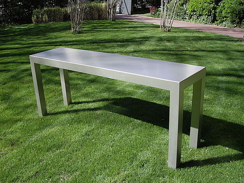 Consolle contemporanea - CONSOLE 4 - GONZALO DE SALAS - in metallo / rettangolare / per uso residenziale