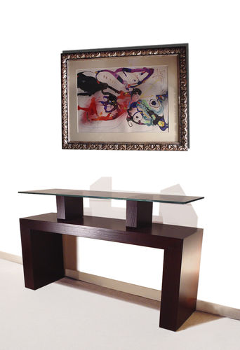 Consolle contemporanea - ATRIA - GONZALO DE SALAS - in legno / rettangolare / per uso residenziale