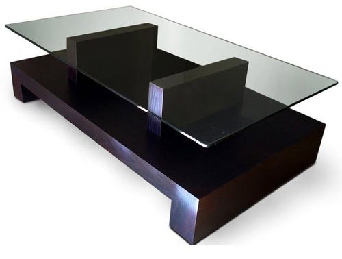 Tavolino basso contemporaneo - ATRIA - GONZALO DE SALAS - in vetro / rettangolare / per uso residenziale