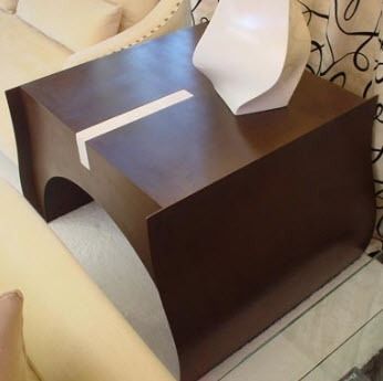 Tavolo d'appoggio contemporaneo - FREY - GONZALO DE SALAS - in legno / per uso residenziale / da interno