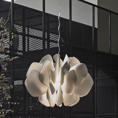 Lampada a sospensione - Nightbloom  - Lladró - in porcellana / design originale / senza filo