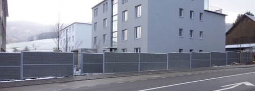 Barriera acustica - ALUFERA® - R. Kohlhauer - fissa / in alluminio / per spazio pubblico