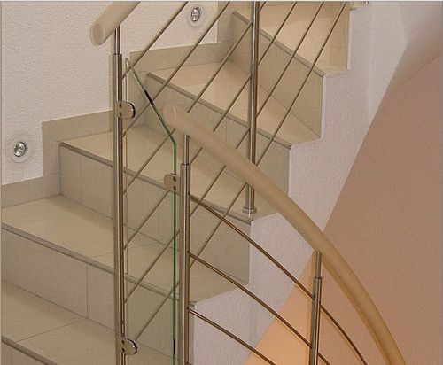 Ringhiera in acciaio inossidabile - KELLER TREPPENBAU AG - a sbarre / da interno / per scala
