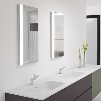 Specchio da bagno a muro - LED LIGHTING : 2818201 - COSMIC - contemporaneo / rettangolare / luminoso a LED