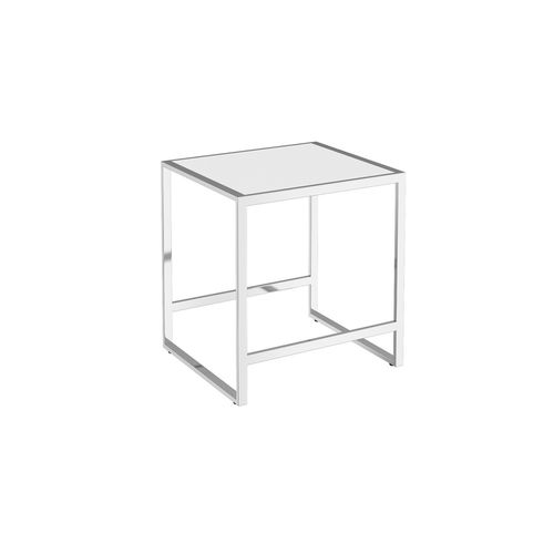 Sgabello contemporaneo - THE GRID : 7680006160XXAAA - COSMIC - con supporto in acciaio inossidabile / da bagno