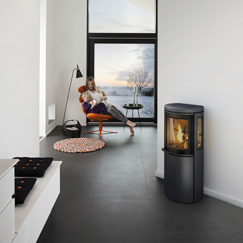 Stufa a legna - 2630 - HWAM Intelligent Heat AS - 0 - 5 kW / a 3 facce / contemporanea