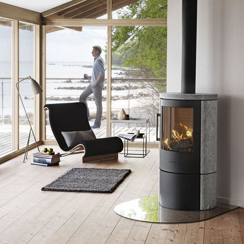 Stufa a legna - 3640 - HWAM Intelligent Heat AS - 6 kW / contemporanea / in metallo