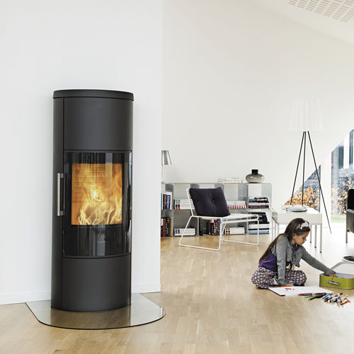 Stufa a legna - 3660 - HWAM Intelligent Heat AS - 6 kW / contemporanea / in metallo