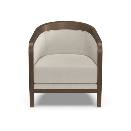 Poltrona contemporanea - GALAPAGOS 200 - Adriana Hoyos - in tessuto / beige / colore personalizzabile