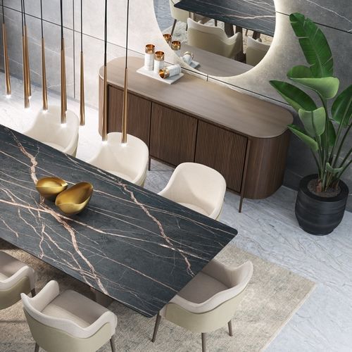 Credenza contemporanea - GALAPAGOS 100 - Adriana Hoyos - in legno / in metallo / con 8 piedi