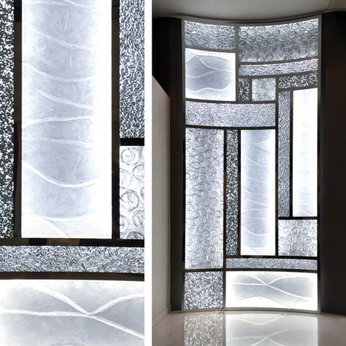 Pannello decorativo da parete - PAULINE ARHAN - DACRYL® - retroilluminato / in resina / vetro sintetico