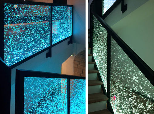 Ringhiera in acrilico - SHOWROOM BS STYLE - DACRYL® - a pannelli / da interno / per scala
