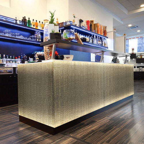 Pannello decorativo di rivestimento - CASCADE PLATINE - B014 - DACRYL® - per arredamento / da parete / per interni