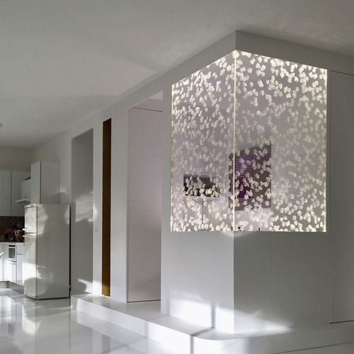 Pannello decorativo di rivestimento - PETITES PLUMES - E014 - DACRYL® - per arredamento / per interni / per esterni