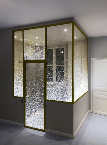 Porta da interno - CRISTAL & OR - E027 - DACRYL® - in resina / in acrilico / in vetro acrilico