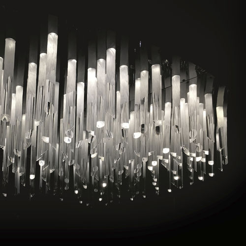 Lampadario contemporaneo - B&Acirc;TONS LUMINEUX - DACRYL® - in acrilico / contract / LED