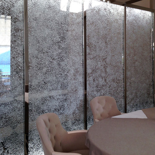 Pannello decorativo per parete - P&Eacute;PITES ARGENT - D015 - DACRYL® - retroilluminato / in resina / vetro sintetico