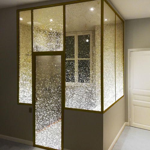 Parete fissa - CRISTAL &amp; OR - E027 - DACRYL® - in acrilico / professionale / per uso residenziale