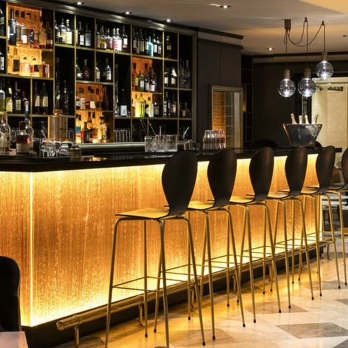 Pannello decorativo di rivestimento - CASCADE OR - B002 - DACRYL® - per arredamento / per interni / per esterni