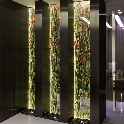 Pannello decorativo di rivestimento - HERBES & PÉTALES - E002 - DACRYL® - per arredamento / da parete / per interni
